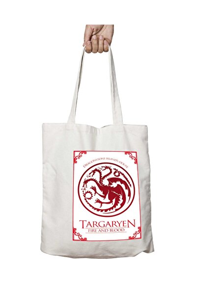 ART HEDİYE Game Of Thrones Targaryen House - حقيبة كتف تدوم طويلاً وقابلة للغ...