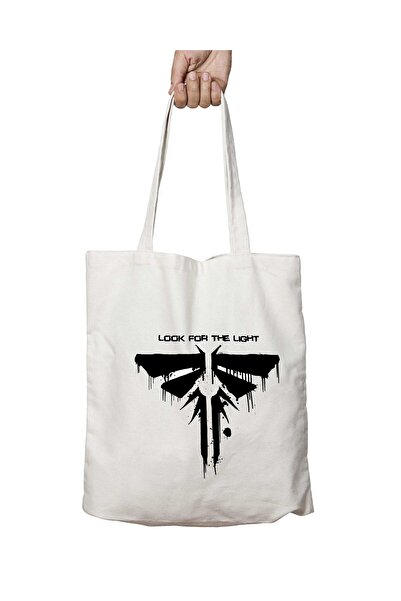 ART HEDİYE Sloganul Last of Us „Look for the Light” - Geantă de umăr durabilă...