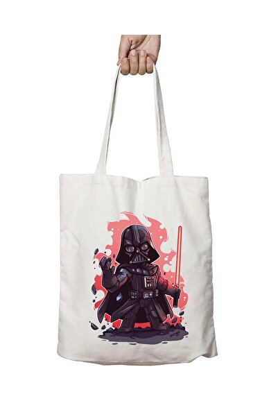 ART HEDİYE Star Wars Vader Comic Washable Lasting Shoulder Tote Bag - for Bea...