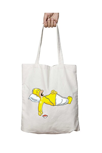 ART HEDİYE حقيبة كتف بارث سيمبسون قابلة للغسل للمدرسة والشاطئ، تدوم طويلاً