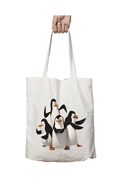 ART HEDİYE Penguin-Free-PNG-Image - حقيبة كتف ثابتة وقابلة للغسل على الجانبين