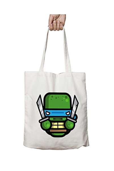 ART HEDİYE سلاحف النينجا المتحولة من ليوناردو - حقيبة كتف تدوم طويلاً وقابلة للغسل على الجانبين