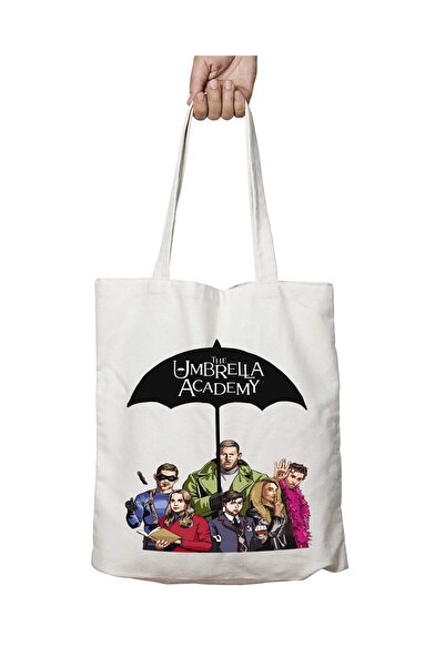 ART HEDİYE أكاديمية المظلة - حقيبة كتف دائمة وقابلة للغسل على الجانبين