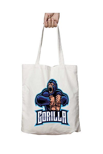 ART HEDİYE حقيبة كتف غوريلا غامضة قابلة للغسل من الجانبين