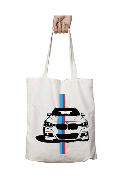 ART HEDİYE Bmw M3 - Washable Shoulder Cloth and Permanent Bag for School and ...