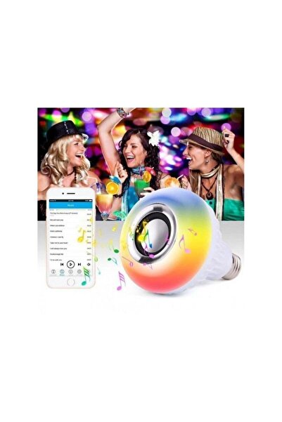 Hediye Vakti Gece Lambası Bluetooth Hoparlör Ledli Lamba Kumandalı Mp3 Çalar ...