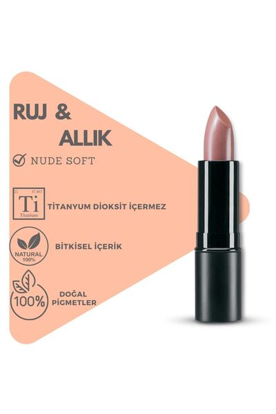Pürshiffa Doğal Ruj (NUDE SOFT TON) , (STİCK) 5 gr