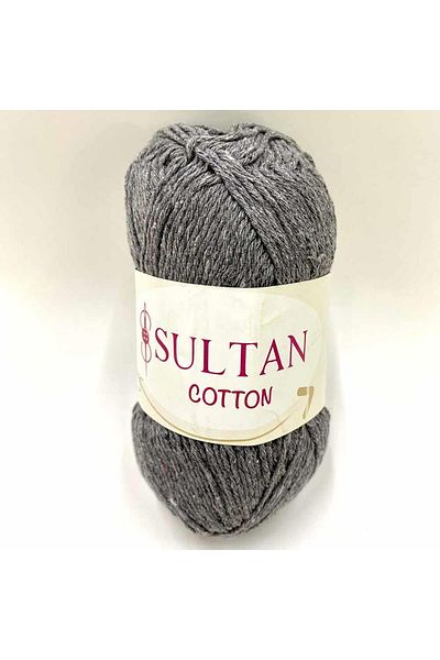 orhanucuzluk 5 Τεμάχια Sultan Cotton Amigurumi Σκούρο Γκρι