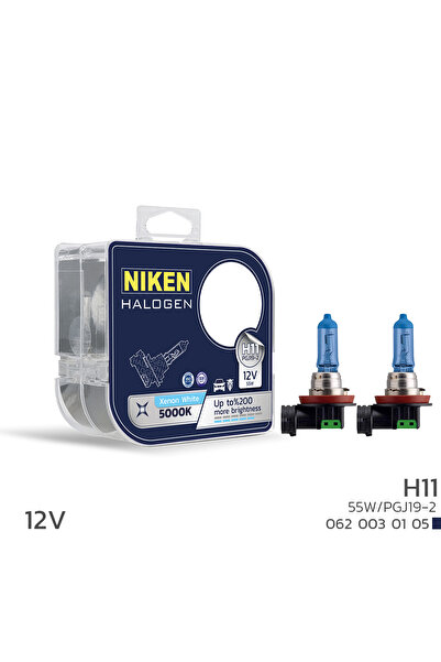 Niken H11 BEYAZ AMPÜL 12 VOLT 55 WATT 5000K