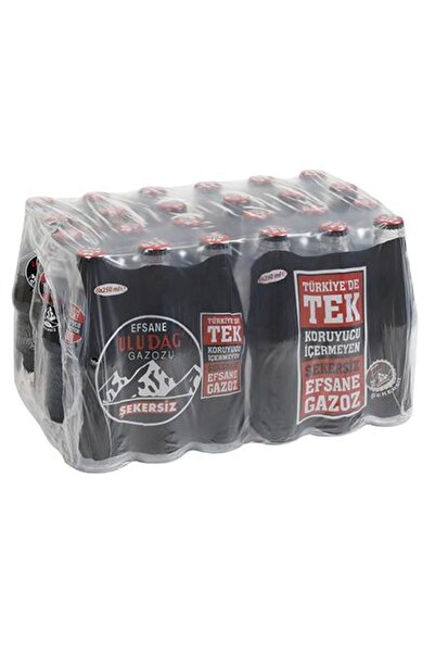 Uludağ Efsane Gazozu Şekersiz 250 Ml X 24 Adet