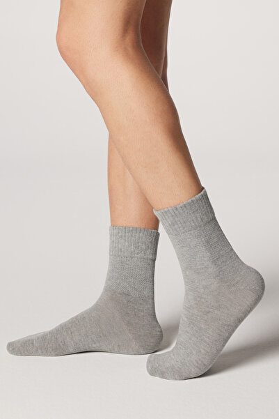 Nova Socks Erkek 3'lü Bambu Lastiksiz Sıkmayan Diyabetik Bilek Çorap