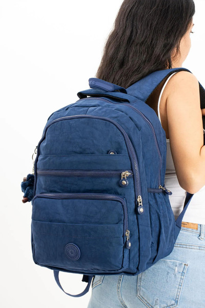 Lifonbag Rucsac de școală ultra-ușor cu mai multe buzunare de mărime medie