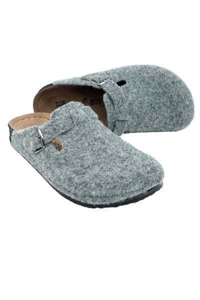 BRGL Unisex Ορθοπεδικές Γκρι Τσόχες Παντόφλες