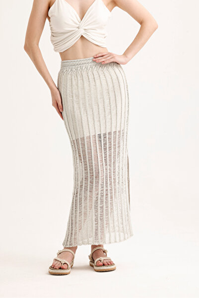 Cloudy Kids Women's Openwork Lined Skirt