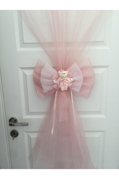 Mutlu Başlangıçlar Kapı Süsleme Tülü (sadece Tül-fiyonk Dahil Değildir./