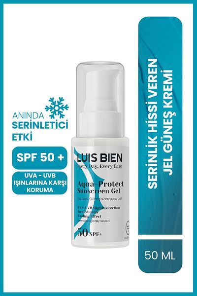 Luis Bien Aqua Sun Gel - SPF 50 Water Based Sunscreen Gel |   High Protection