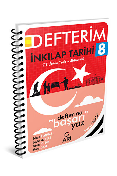 Arı Yayıncılık Arı Yayınları 8 Sınıf İnkılap Tarihi Defteri LGS