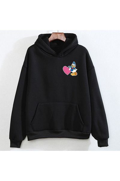swOzz Donald & Daisy Duck Printed Couple Sweatshirt 2 Piece Lover Combination