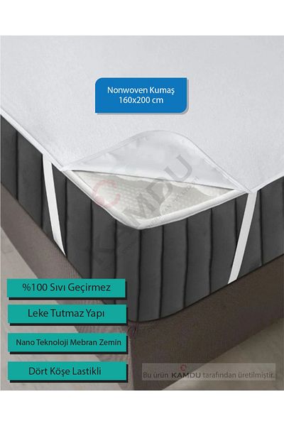 Embays 160X200Cm Non-Woven Fabric - Double Bed Protector, Four-Corner Elastic, Patient and Children Mattresses