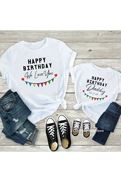 Pink Sky Οικογενειακά Ρούχα - Χαριτωμένο μπλουζάκι για μαμά και κόρη με στάμπ...