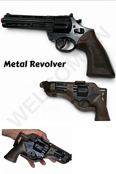 welcomein Metal Kapsül Mantar Mermili 25 Cm Revolver - Mantar Kapsüllü Sekiz ...
