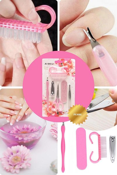 Raftantopla Mini Size Multi-purpose Nail Manicure Set - Multi-colored