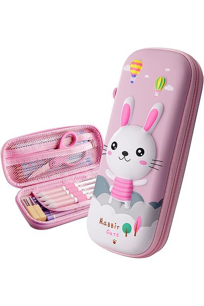 Go Veform Eva Case Geantă pentru creion pentru copii în relief 3D roz OKÇ6674