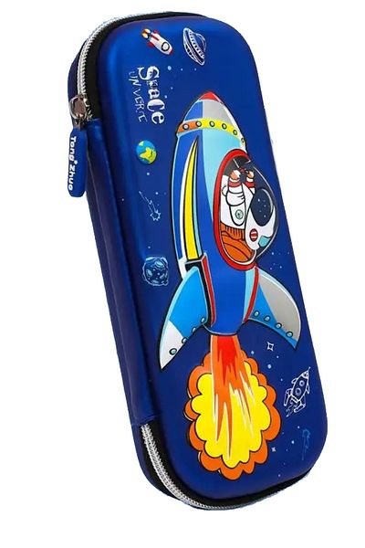 Go Veform Eva Case 3d Embossed Children's Pencil Bag - Navy Blue Arrow6839
