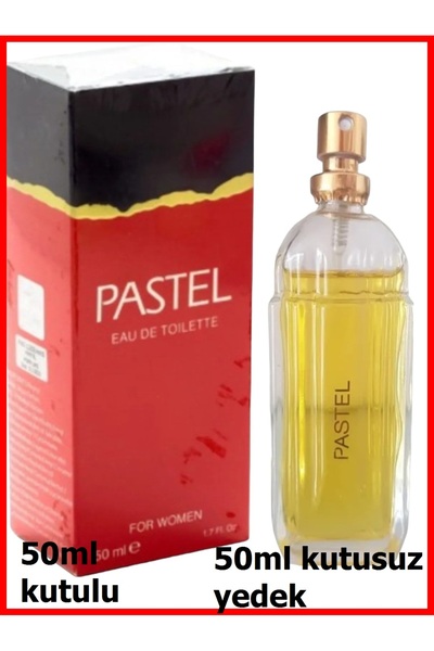 Pastel Edt 50 ml Kutulu + 50 ml Kutusuz Yedek