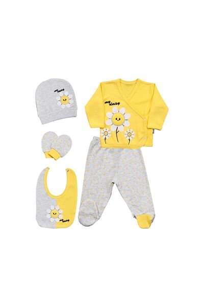 Miniworld Girl 0-3 Months Daisy 5p Zıbın Set