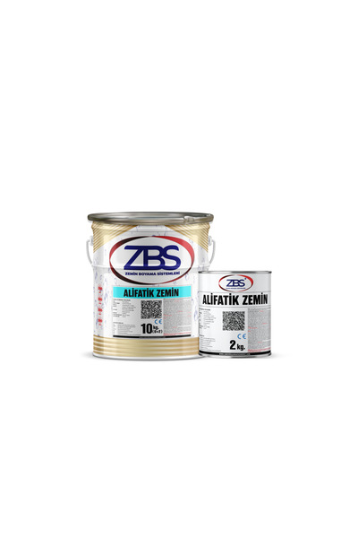 Zbs ALİFATİK ZEMİN BOYASI 10 KG AÇIK GRİ RAL-7035 (YÜKSEK UV ALTINDAKİ SERAMİ...