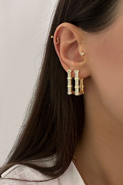 Okko Store Stone Model Serenay Earrings