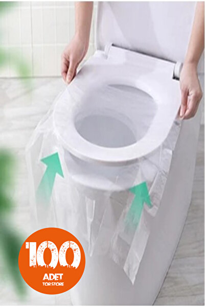 Tor Store 100'lü Hijyenik Kullan At Klozet Kapağı Poşeti Örtüsü Yaşlı Hasta Ç...