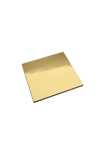 EFE PASTACILIK Gold Mendil Pasta Altığı 20*20 Cm Kare (Kalın) 25 Adet