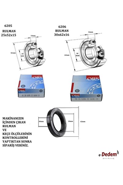 Beko Çamaşır Makinesi Rulman Ve Keçe Takımı7113970200bky-2313 Ce Fusion 800 Ts