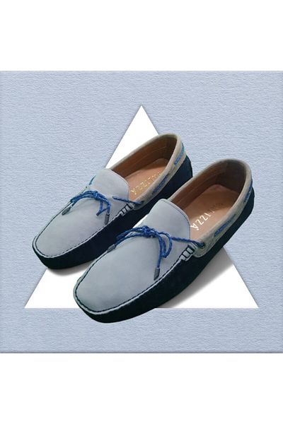 Baliz Genuine Leather Men's Loafer - Suede Shoes