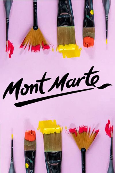 Mont Marte Discovery 4 τμχ Σετ Μικτής Βούρτσας MM