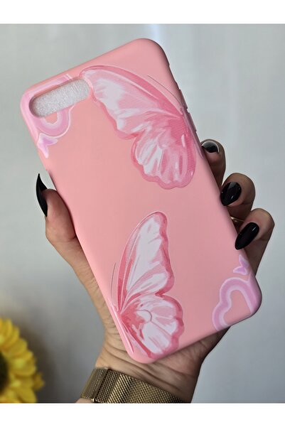 Magic Ring حافظة إطلاق وردية منقوشة متوافقة مع هاتف Iphone 7 Plus / 8 Plus