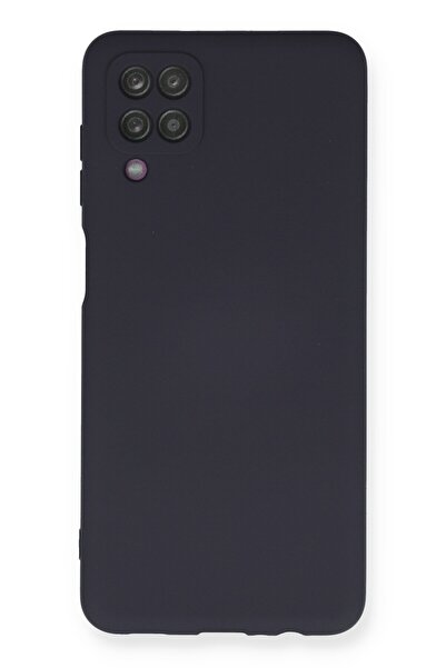 Hatreds Samsung Galaxy M12 Uyumlu İçi Kadife Mat Renkli Kamera Korumalı Kılıf - Lacivert