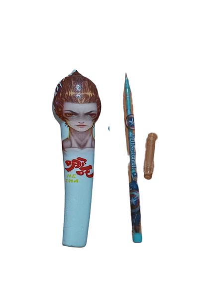 MİNGODAN Avatar Girl Figures - Colorful Squishy Pencil Set, Ornament and Laying Eggs