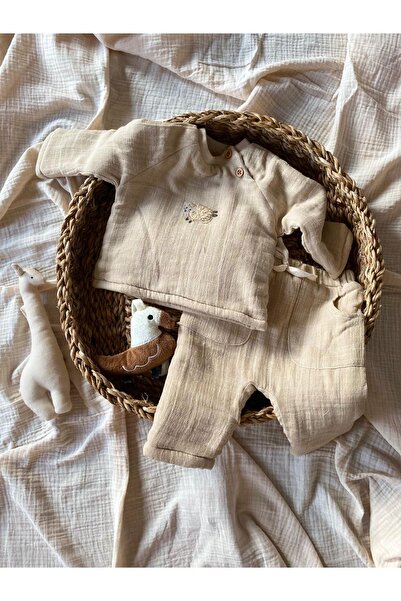 BabyCosy Kuzucuk %100 Organik Pamuklu Uzun Kollu Alt Üst Takım