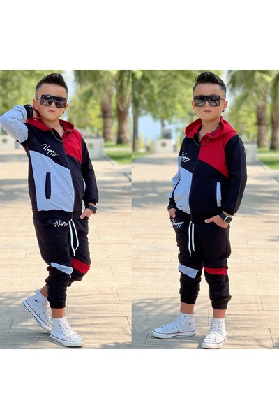 Yusuf Kids Hooded Tracksuit Set