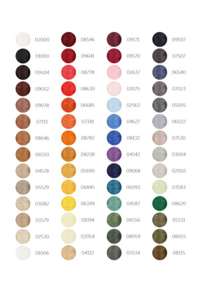 Hobimos Nylbond Mez Coats 2000 White Non-breakable Bead Rope Embroidery Rope Miyuki Rope Jewelry Rope