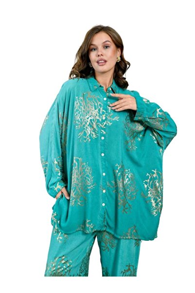 WOMAN VISION Італійський подвійний комплект - з латунною обробкою, віскозна т...