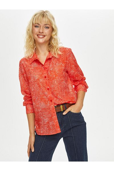 Faik Sönmez 69321 Model Shirts with Cotton Images Shapes