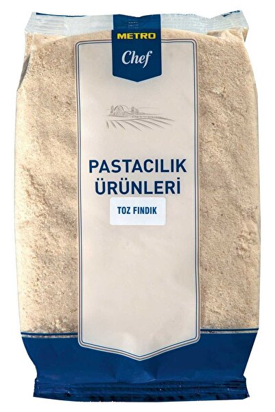 Metro Chef Toz Fındık 1KG Pastacılık Pasta Tatlı Mutfak Şef