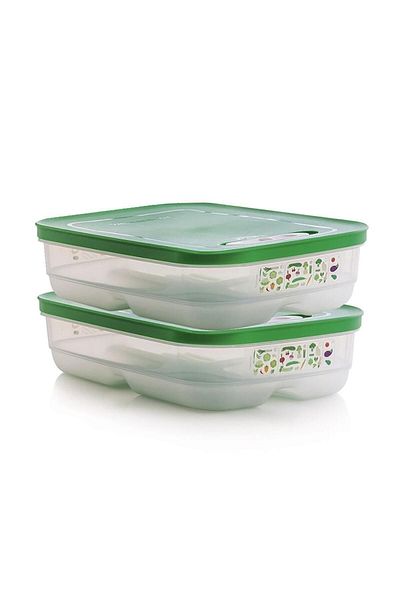Tupperware Greenhouse Refrigerator Storage Container Horizontal 2 X1.8 Lt