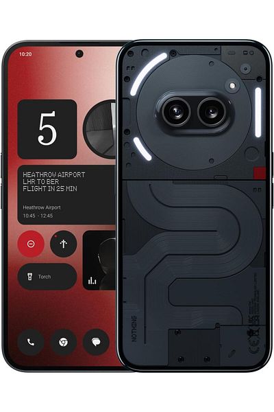 NOTHING Phone (2a) 12/256 - Android 14 smartphone, 50MP Dual Camera, 5000 mAh Long battery Life