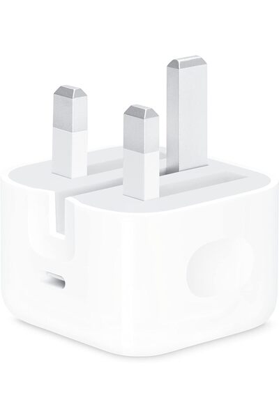 Apple محول طاقة USB-C بقدرة 20 وات إلى 2 بوصة باللون الأبيض MHJF3ZE/A