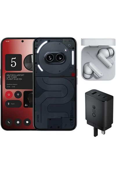 NOTHING Phone (2a) 12/256 - Android 14 smartphone, 50MP Dual Camera, 5000 mAh Long battery Life